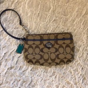 Authentic Coach wristlet